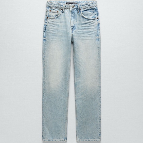 Zara bootcut jeans light wash size 2 - Picture 6 of 10